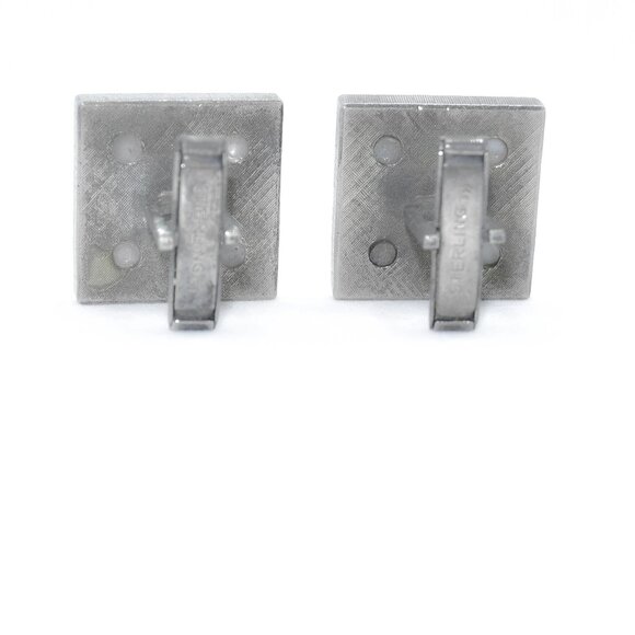 Sterling 20 mm Square Cufflinks - Picture 3 of 3